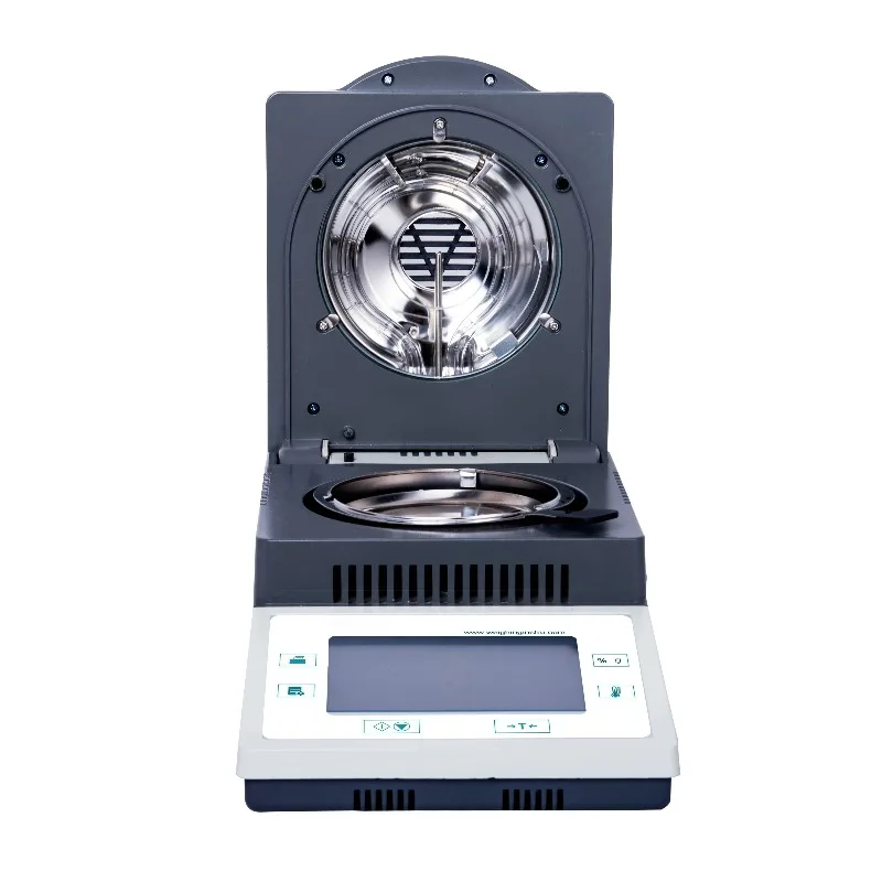 Portable Digital Grain Meter 50 110 0.01 0.001 Gram Halogen Heating Food Soil Moisture  Touch Screen Analyzing Moisture
