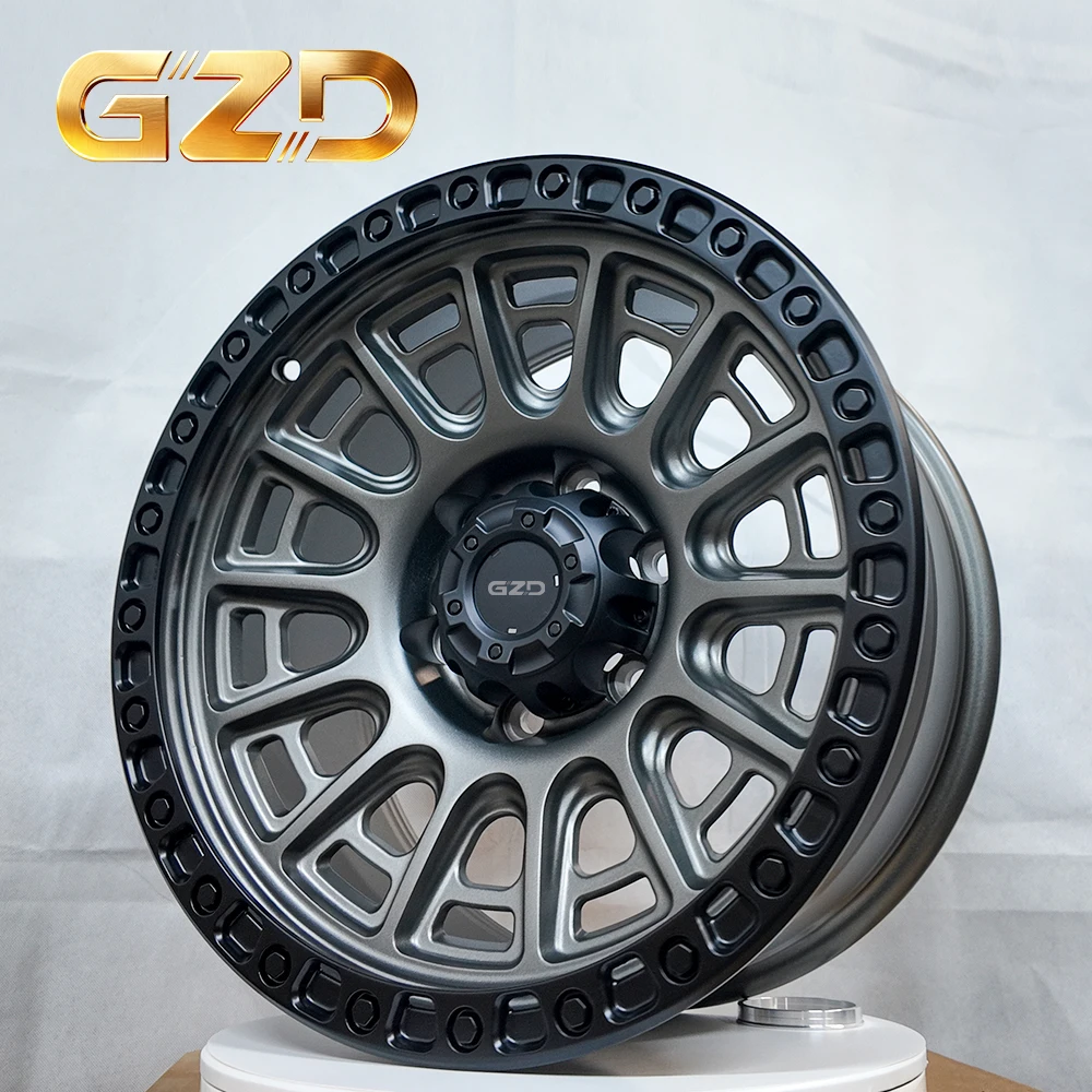 

GZD High Quality Wheels 15-20 Inch Hot Selling 19 Inch Wheels Black Cheap Price for Pickup & SuvOff Road Rims
