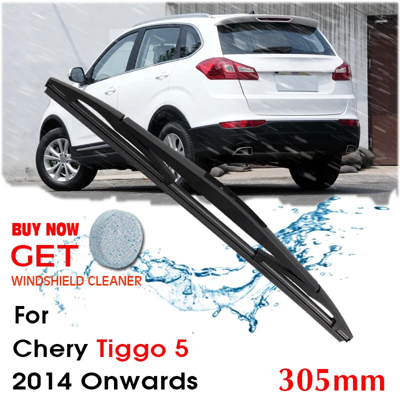 

Car Wiper Blade Rear Back Window Windscreen Windshield Wipers 305mm For chery Tiggo 5 Hatchback 2014 Onwards Auto Accessories