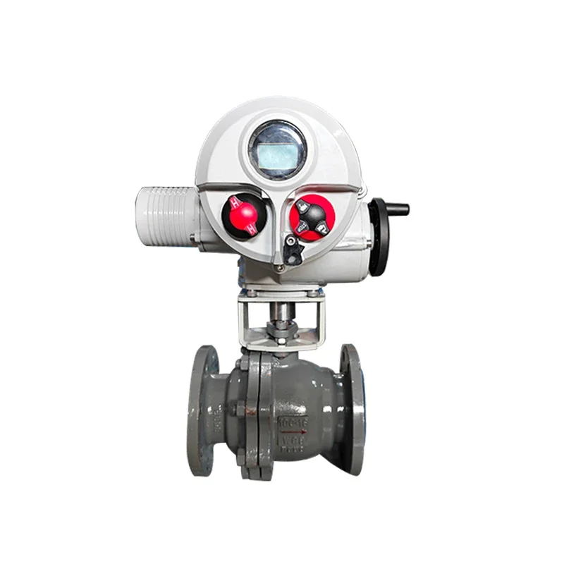 DN100 WCB Electric Motorized Ball Valve With Actuator