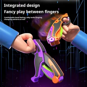 Klappes direktes Fersenmesser, Karottenschmetterlingsklinge, Dekompressionswerkzeug, Spielzeug 8 Hauptverkaufsfächer Borcation - №1