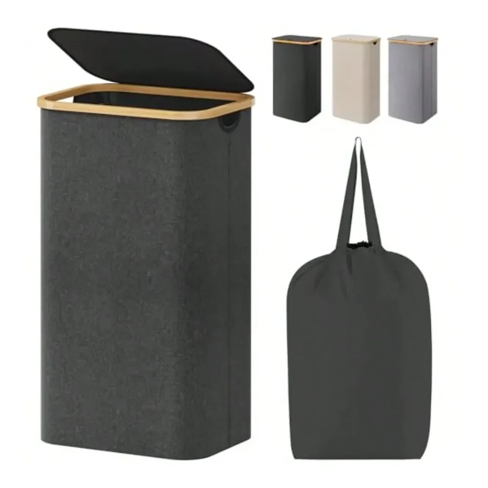 

Laundry Baskets Organization Storage Organization 100L Laundry Basket With Lid Clothes Hampers For Laundry With Baoo Hand And A