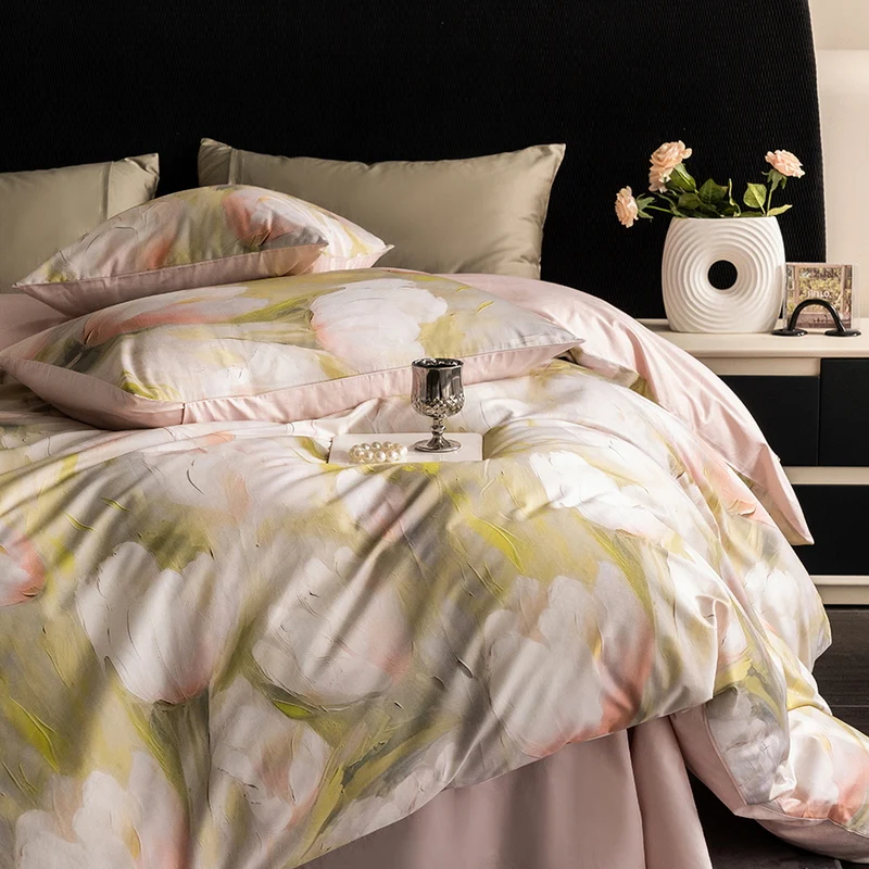 2025 New High - Quality All - Cotton Bedding Sets, Long - Staple Egyptian Cotton, Digital Printed, King Size