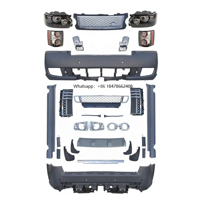 Upgrade Full Autobiography Body Kit Conversion Facelift Bodykit for Range Rover Vogue L322 2006 2007 2009 2002 to 2012 2011 2010