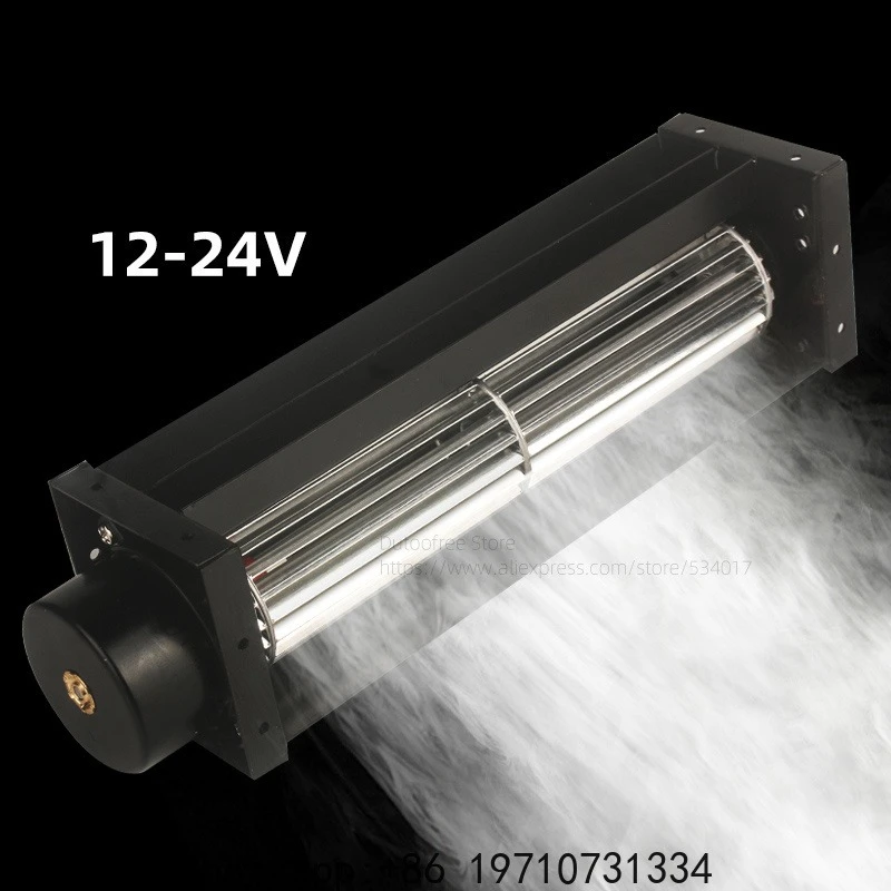 Quiet DC 12/24V Cross Flow Fan – Airflow Ventilation for Elevator & Chassis Cooling
