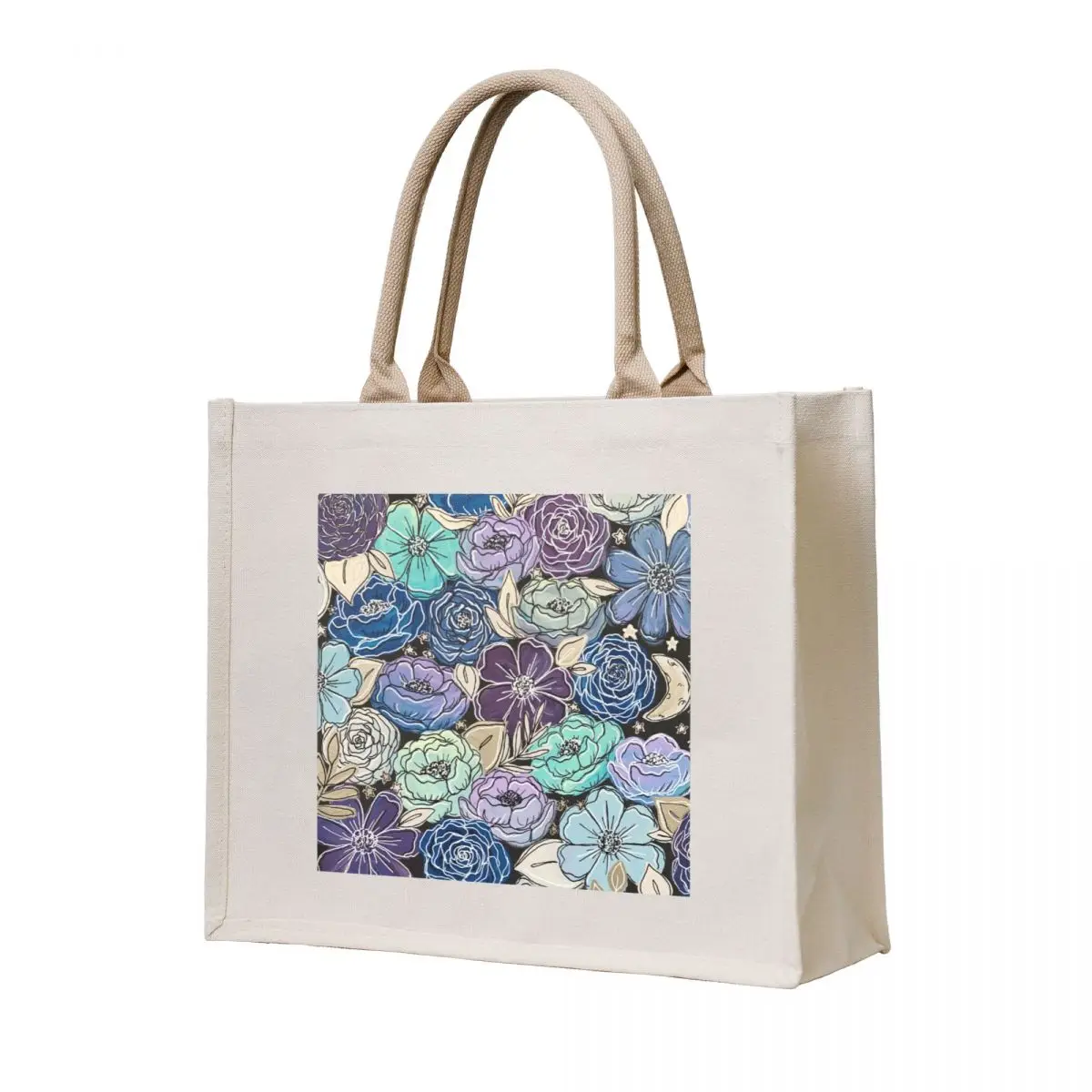 

Galaxy Florals Tote Bag Handbags shopper bags Gift bags canvas tote bag
