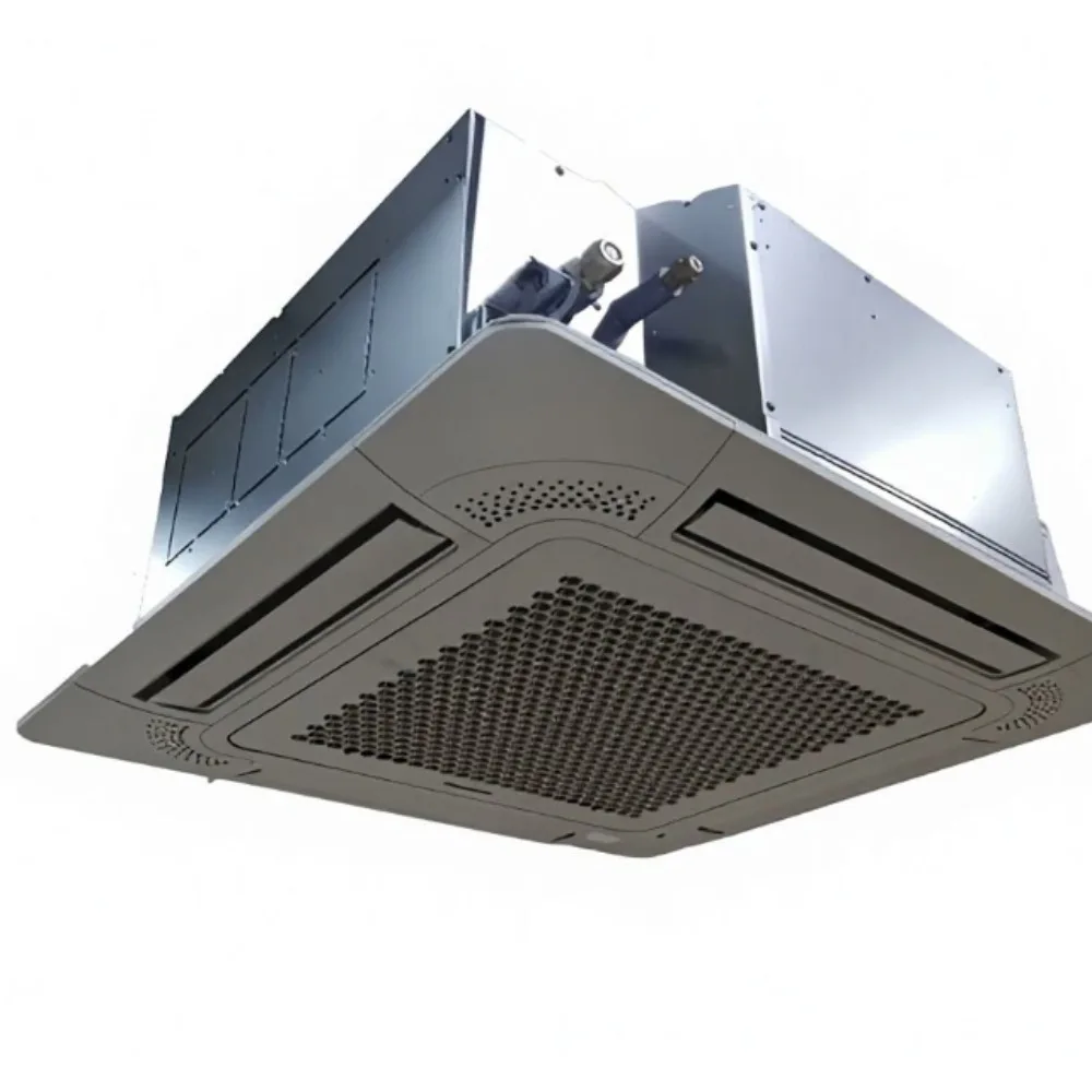 Concealed ceiling installation, ceiling cooler, heat treatment, concealed ceiling, air treatment device, library, theater