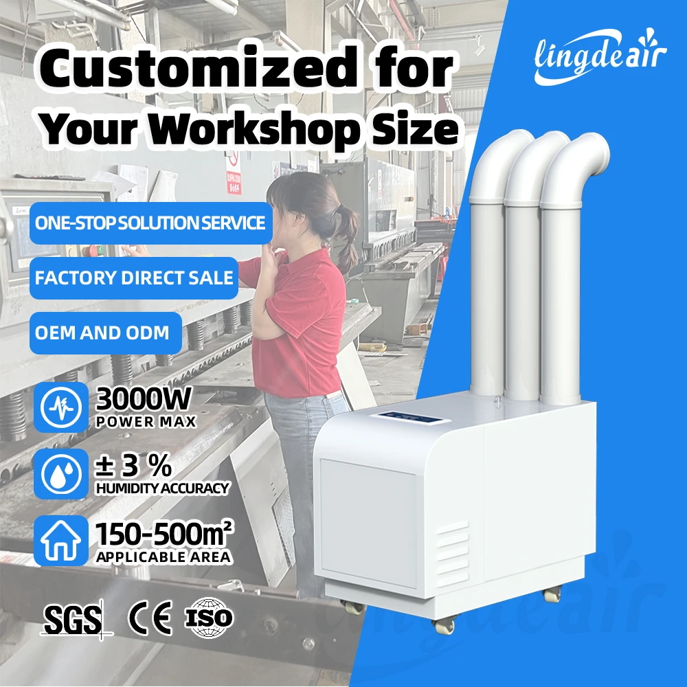 Commercial Electric New Fruit Vegetable Preservation Factories Humidity Recovery Large Sprayers Industrial Ultrasonic
