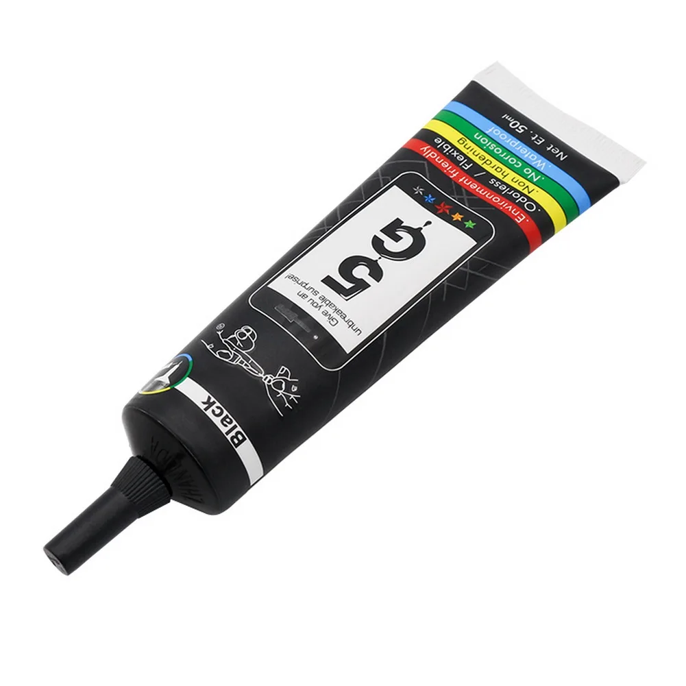 Zhanlida 5G 50ml Black Soft Strong Universal Glue for Mobile Phone Assembly Maintenance Sweet Scent Jasmine Rear Coverpening