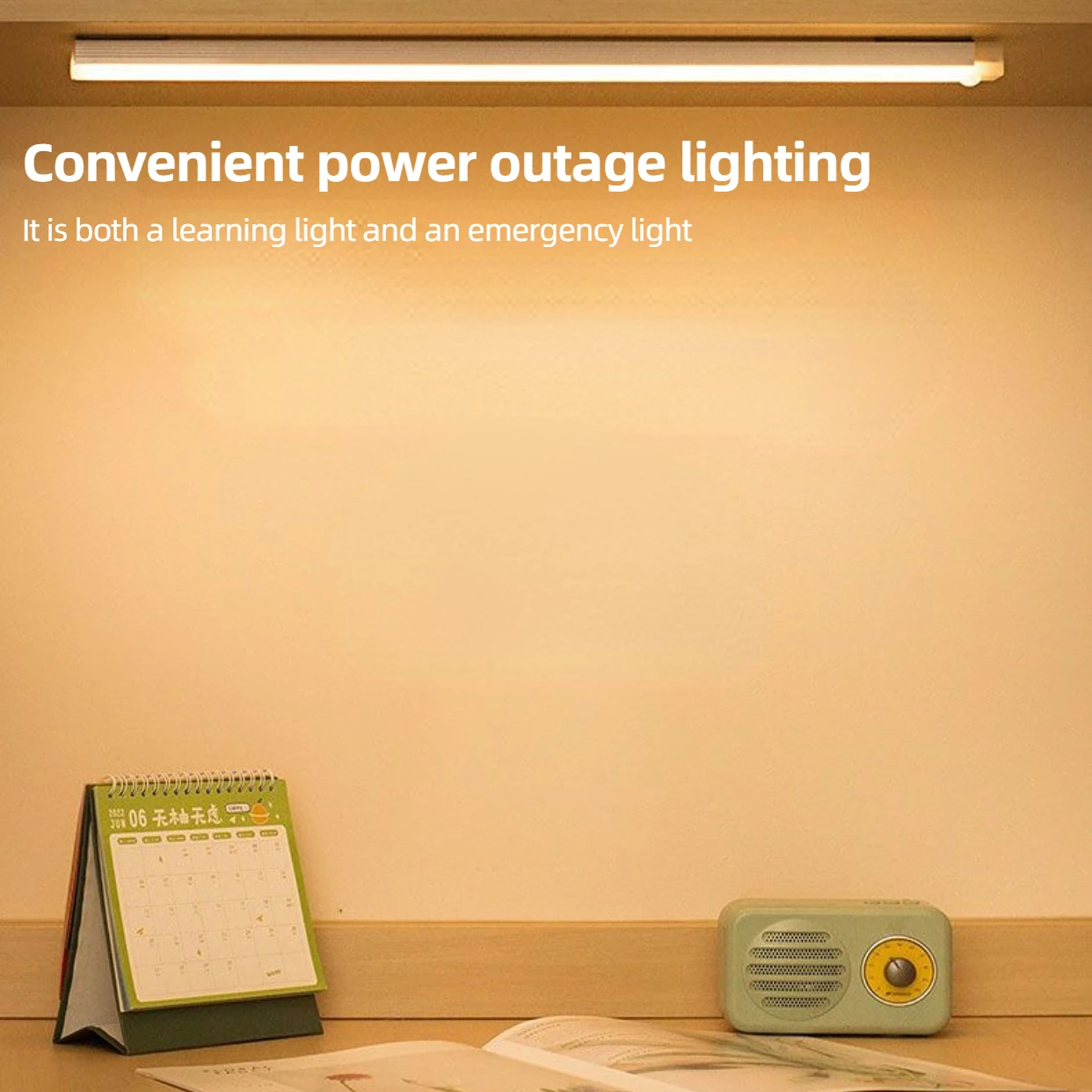 Luz Noturna LED Recarregável USB, Detector Regulável, Armário, Roupeiro, Parede, Escada, Cozinha, Lâmpada Decorativa