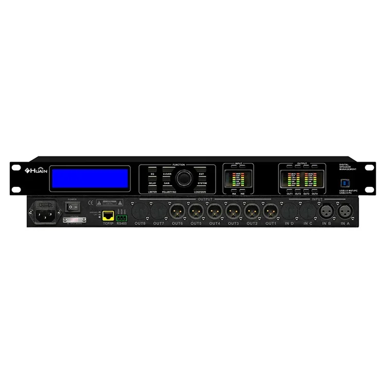 Pro Audio Fm 96khz 32bit 2 In 4 Out Professional Digital Audio Processor Equipment For Karaoke System