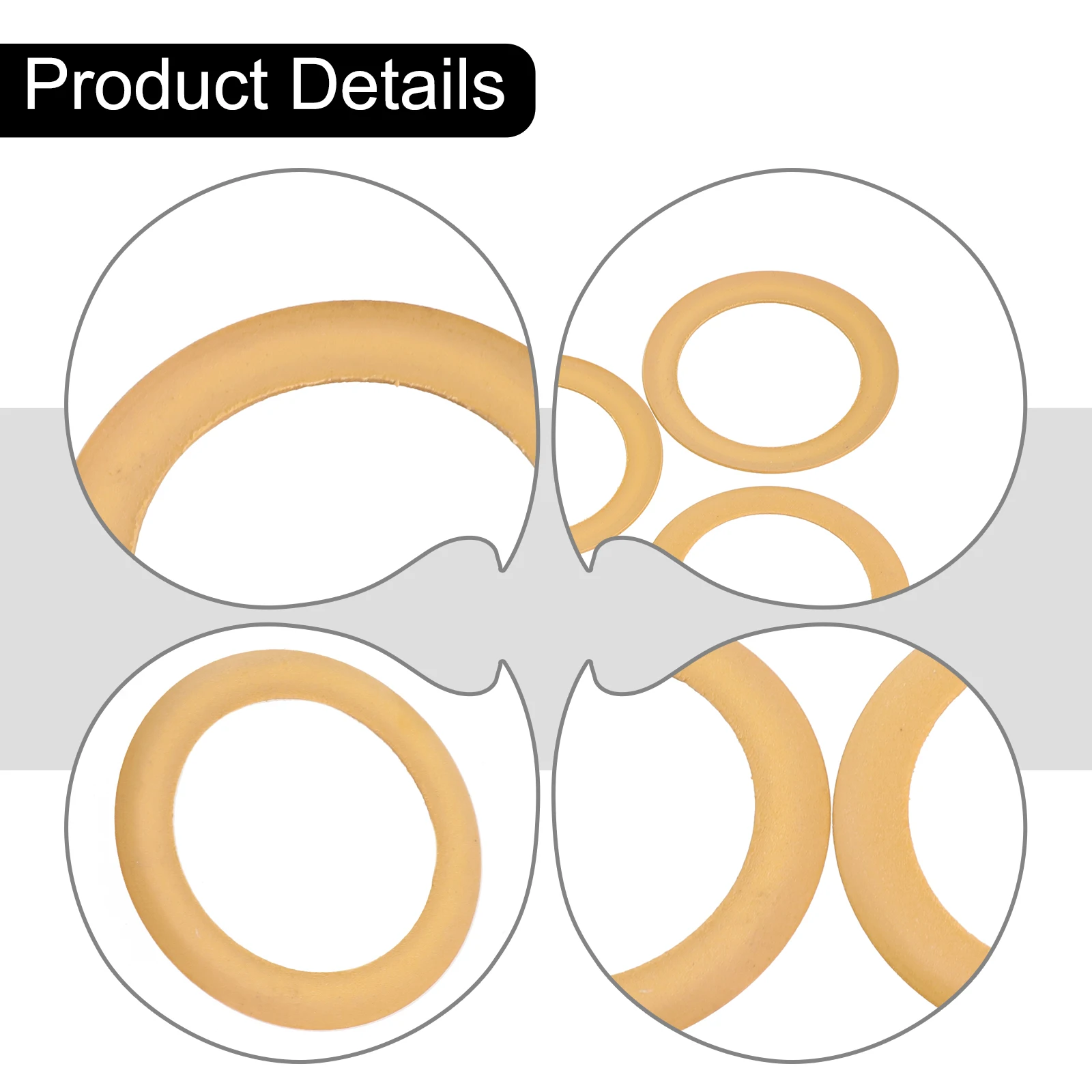 Heavy duty Pump Piston Rings, Wear Resistance, Low Noise Operation, Suitable for 550W/1100W/1500W Air Compressor