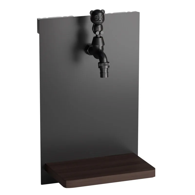Animal copper faucet decoration coffee shop clock in door wall