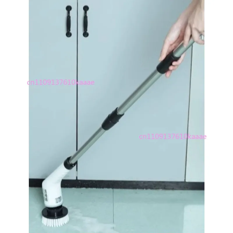 

Электрическая щетка для чистки щеток, щетка для унитаза, многофункциональная бытовая щетка для ванной комнаты с длинной ручкой, напольная чаша, артефакт