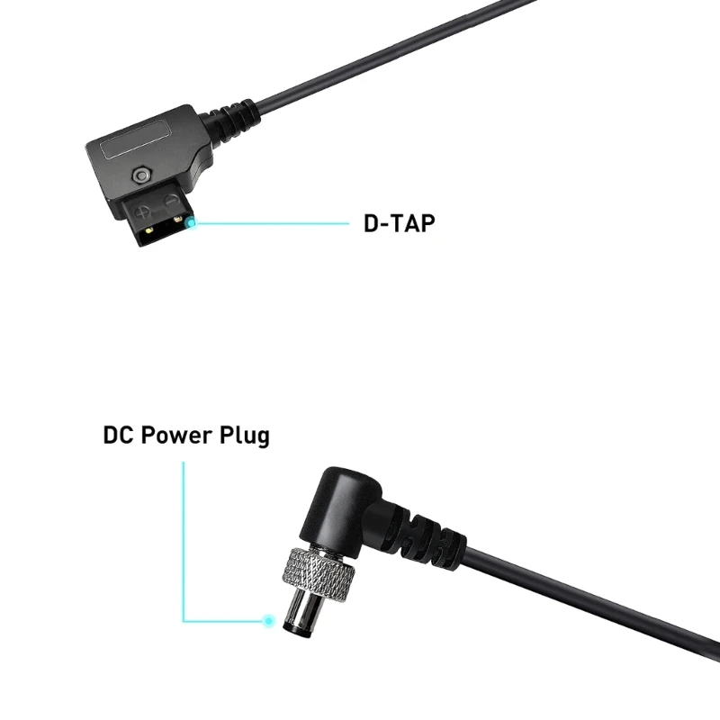 D-Tap to DC2.1mm DC2.5mm Locking Power Cable for Atomos Video Assists Monitor Lectrosonic Receiver Accessories Replacement Cable