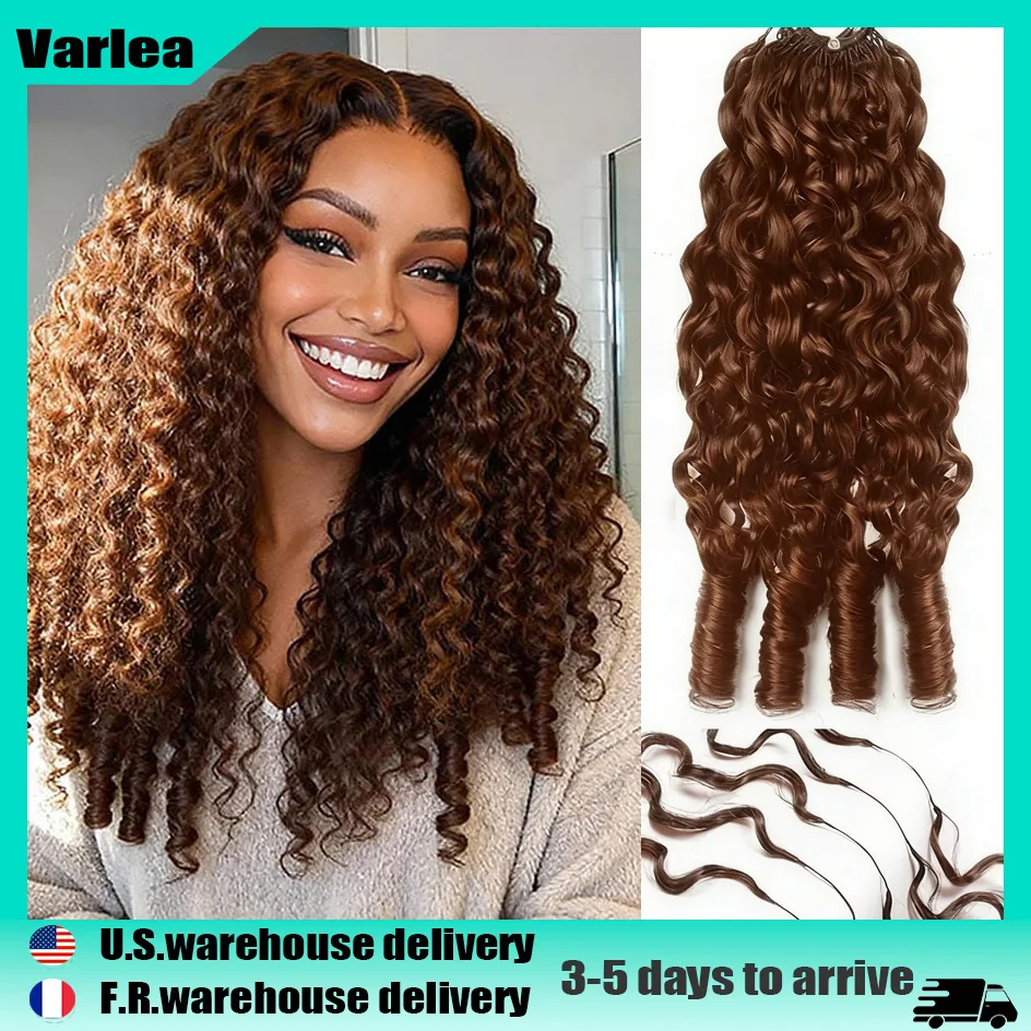 

Бирманские кудрявые волосы для плетения крючком, прямые и вьющиеся, предварительно разделенные, без узлов, для наращивания и плетения косичек