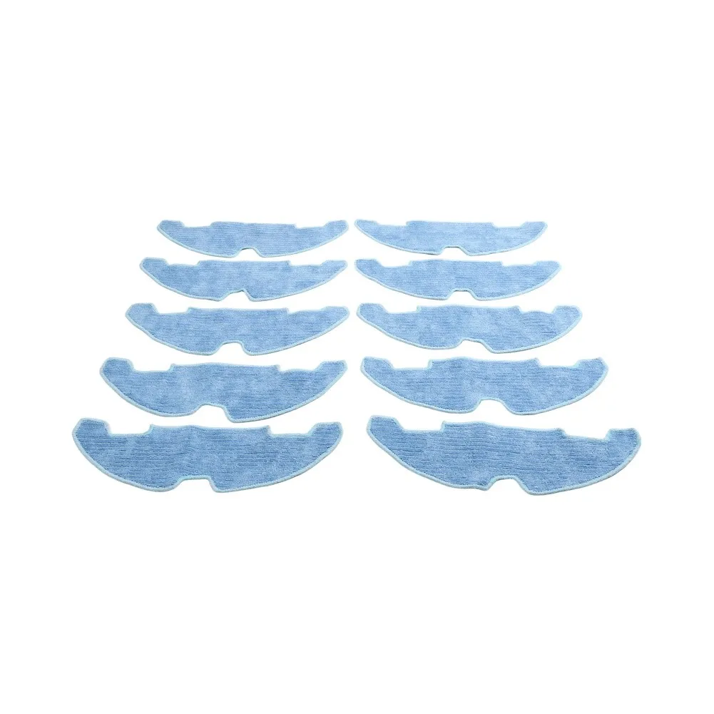 4/10 Pieces Replacement for Mop Pads for Lefant M330 Pro Robot Vacuum Cleaner Compatible Microfiber Cloths for Hard Floor Care