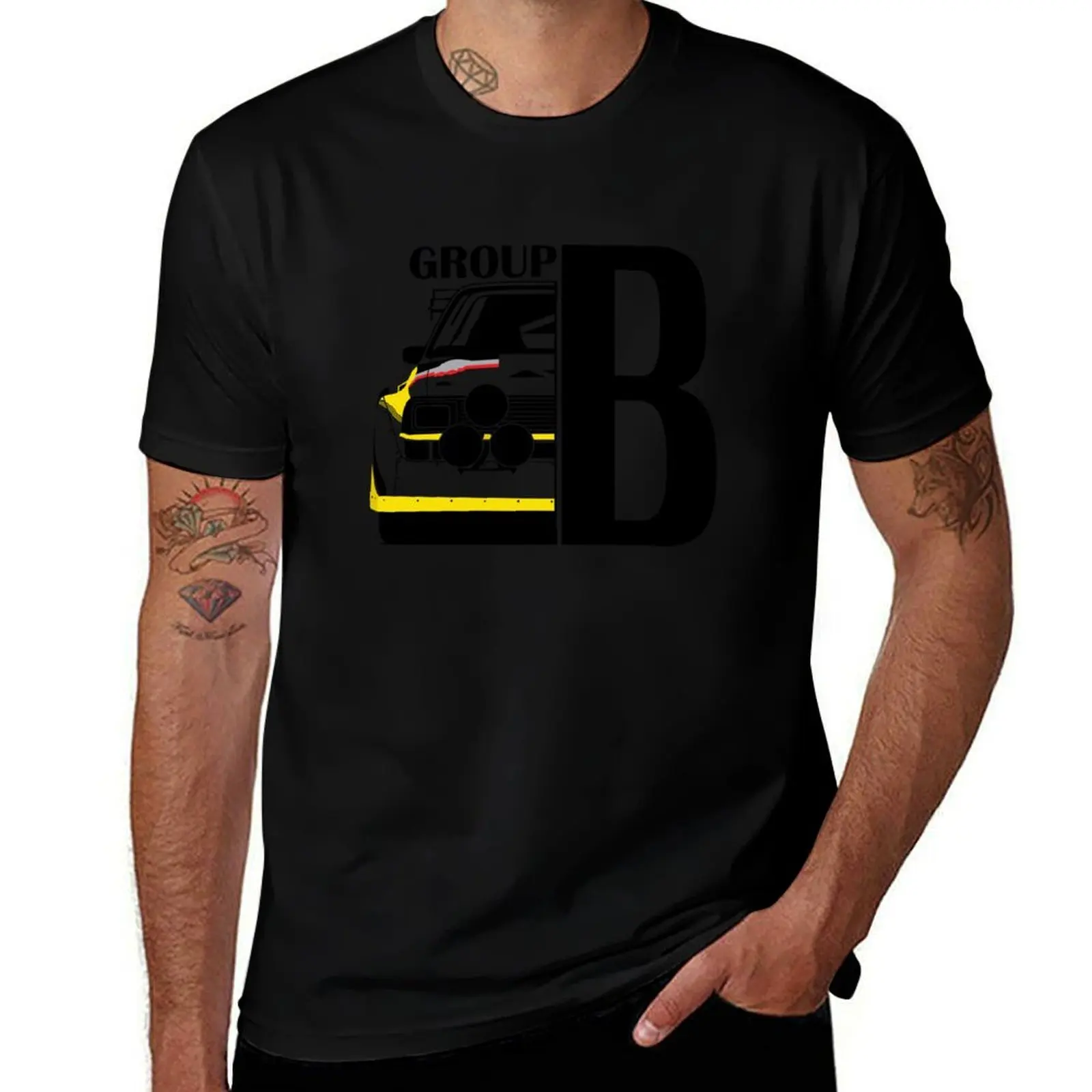 

Sport Quattro Group B T-Shirt man t shirts cotton cotton t shirts man 100% g man t shirts for men T-shirt