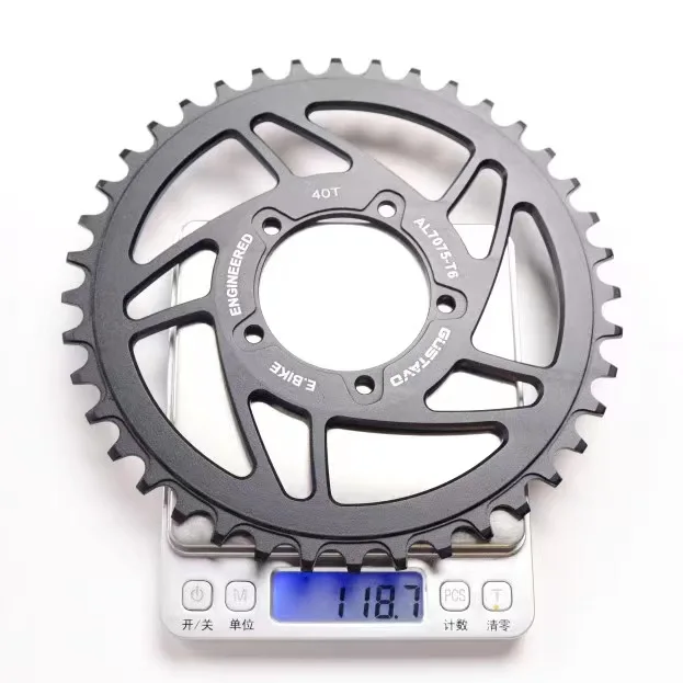 BAFANG 36T/38T/40T/42T/44T/46T/48T/52T Kettenrad für BBS/BBSHD Mid-Drive Motor CNC Kettenblatt Kettenrad Elektrische Fahrrad Teile – Detail 11