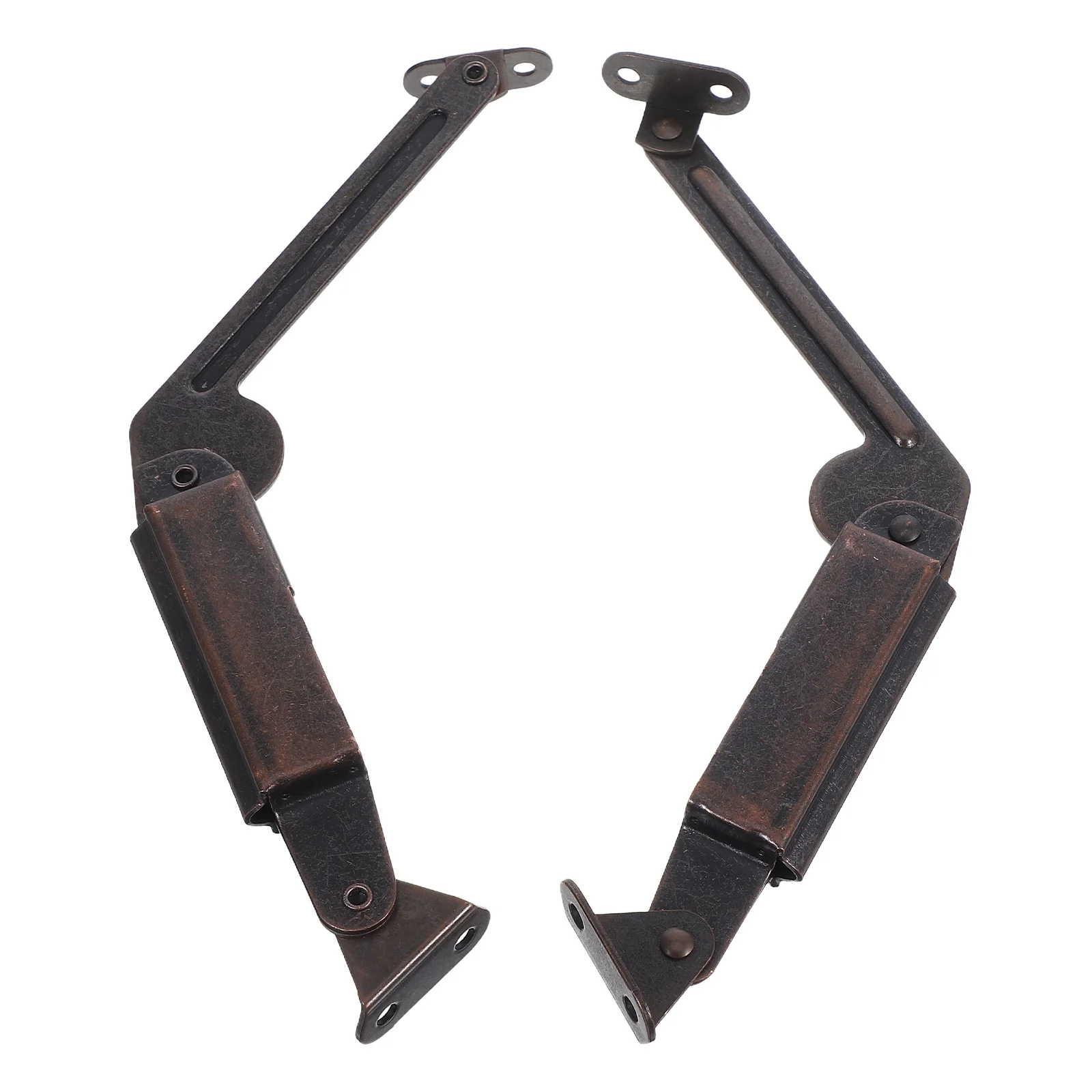 

2Pcs Spring Hinge Lid Support for Furniture Cabinets Chests Soft Close Heavy Duty Hardware Smooth Lifting Mechanism