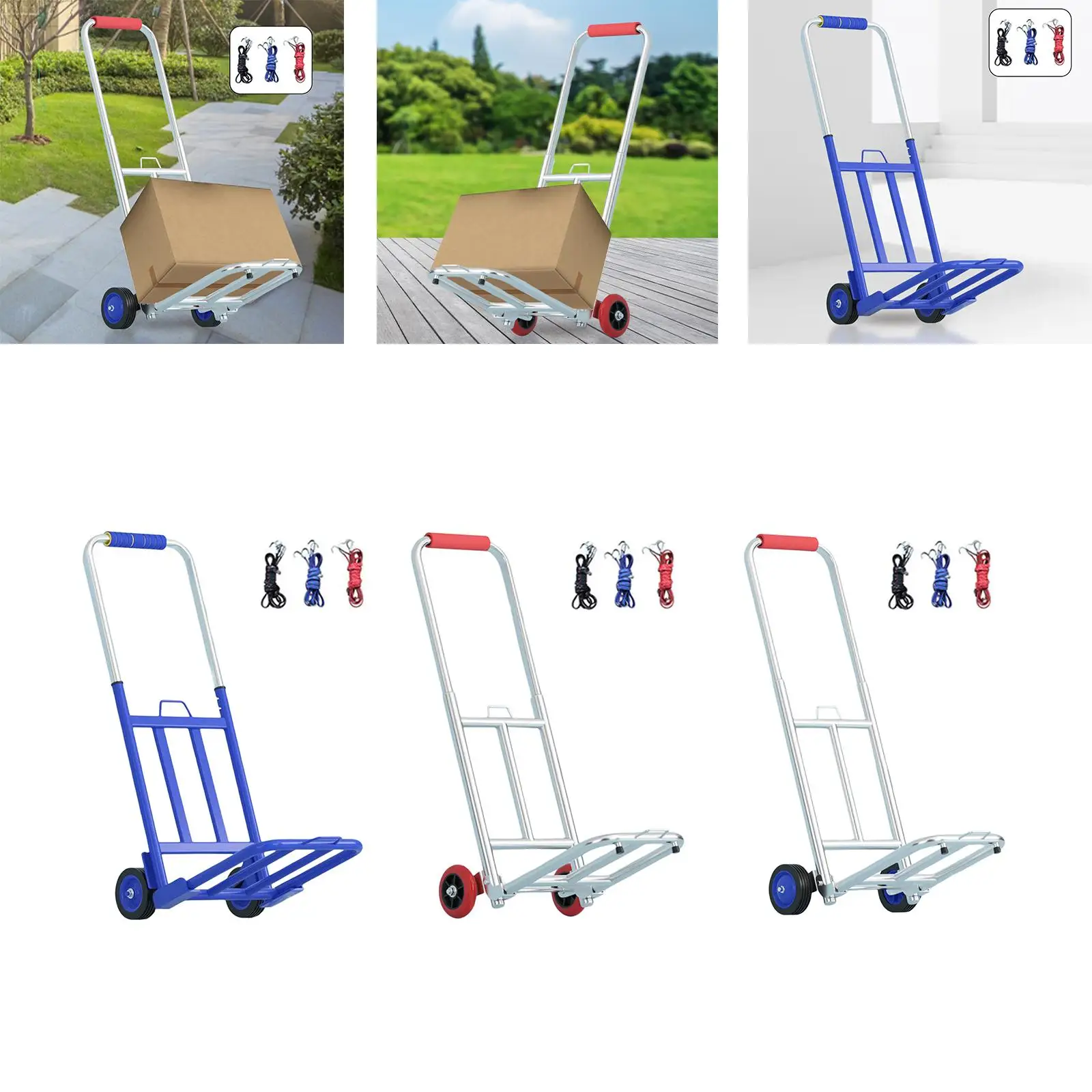 

Foldable Roller Shopping Trolley Folding Hand Truck for Moving