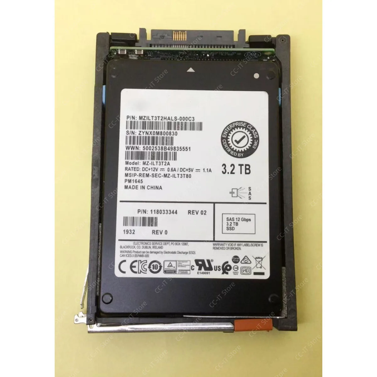3.2TB SAS 12Gb 2.5 Inch Enterprise SSD 005052580 005052377 005052378 Solid-State Drive For Storage Array