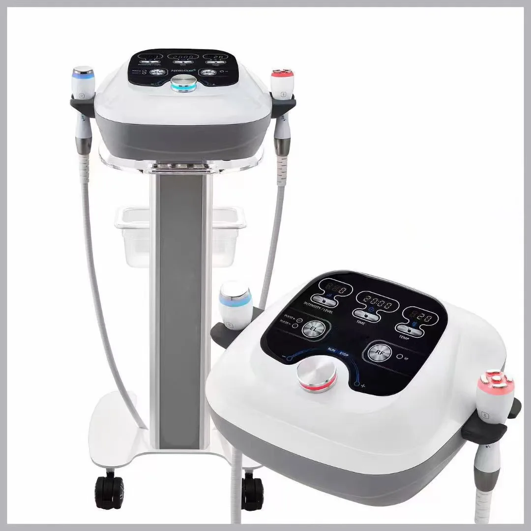 2 In 1 Electroporation Hot D-cool MultiPolar Radio Fre-quency Lifting Wrinkle Removal Machine Tightening Skin Care Device