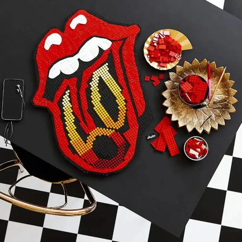 Nieuw product Rolling Stones TongueArt Life 3D1998 STKS gebouw wandmontage speelgoed herdenkingsmunt kinderen Gift 31206