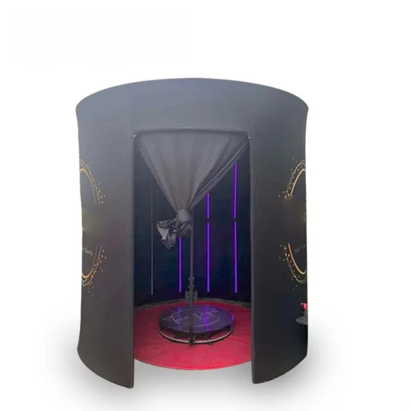 

360 video photo booth background custom printing 360 video photo