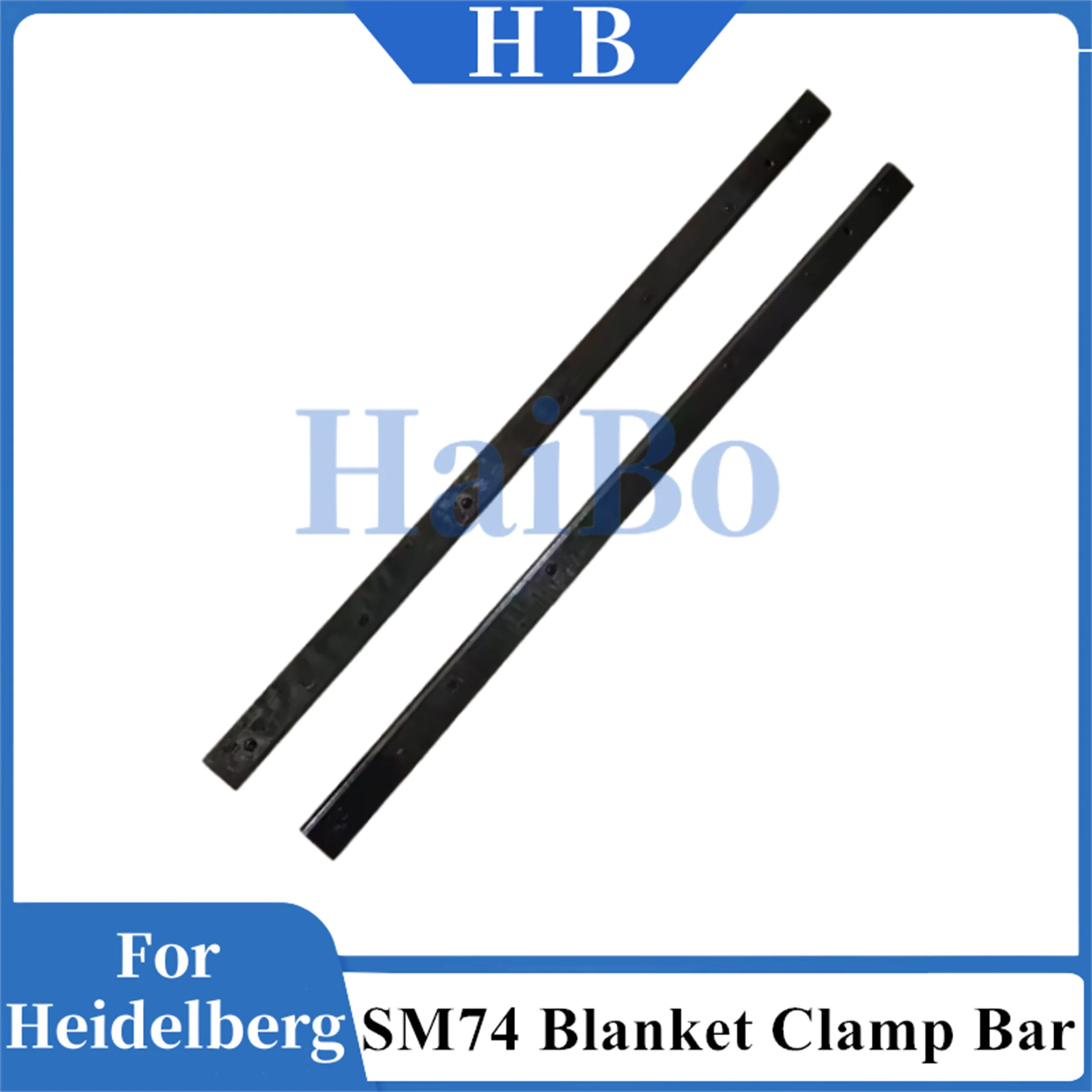 HaiBo Best Quality 1 Pairs SM74 Blanket Clamp M2.006.002F Blanket Bar for SM74 Offset Printing Machine Parts