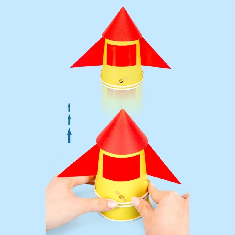 Modelo máquina espacial interativa Hands on Space Machine Assembly Toy Physics Learning Tool para estudantes adolescentes