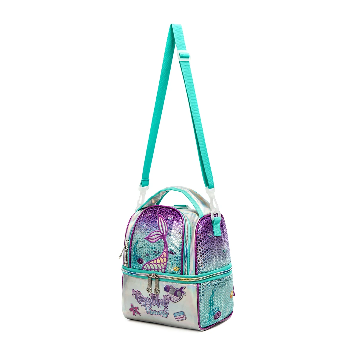 Mermaid Lunch Box for Girls 5-12 Bento Box for Kids with Ice Pack Lunch Box with Stainless Steel Water Bottle