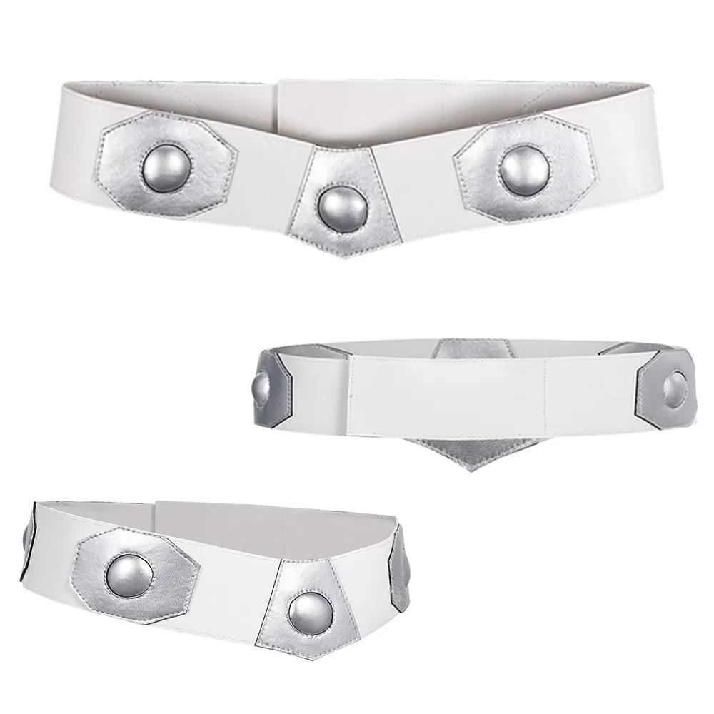 Film bataille spatiale Cosplay princesse Leia ceinture en cuir Hallowmas fête carnaval jeu de rôle accessoires Cosplay tenues accessoires