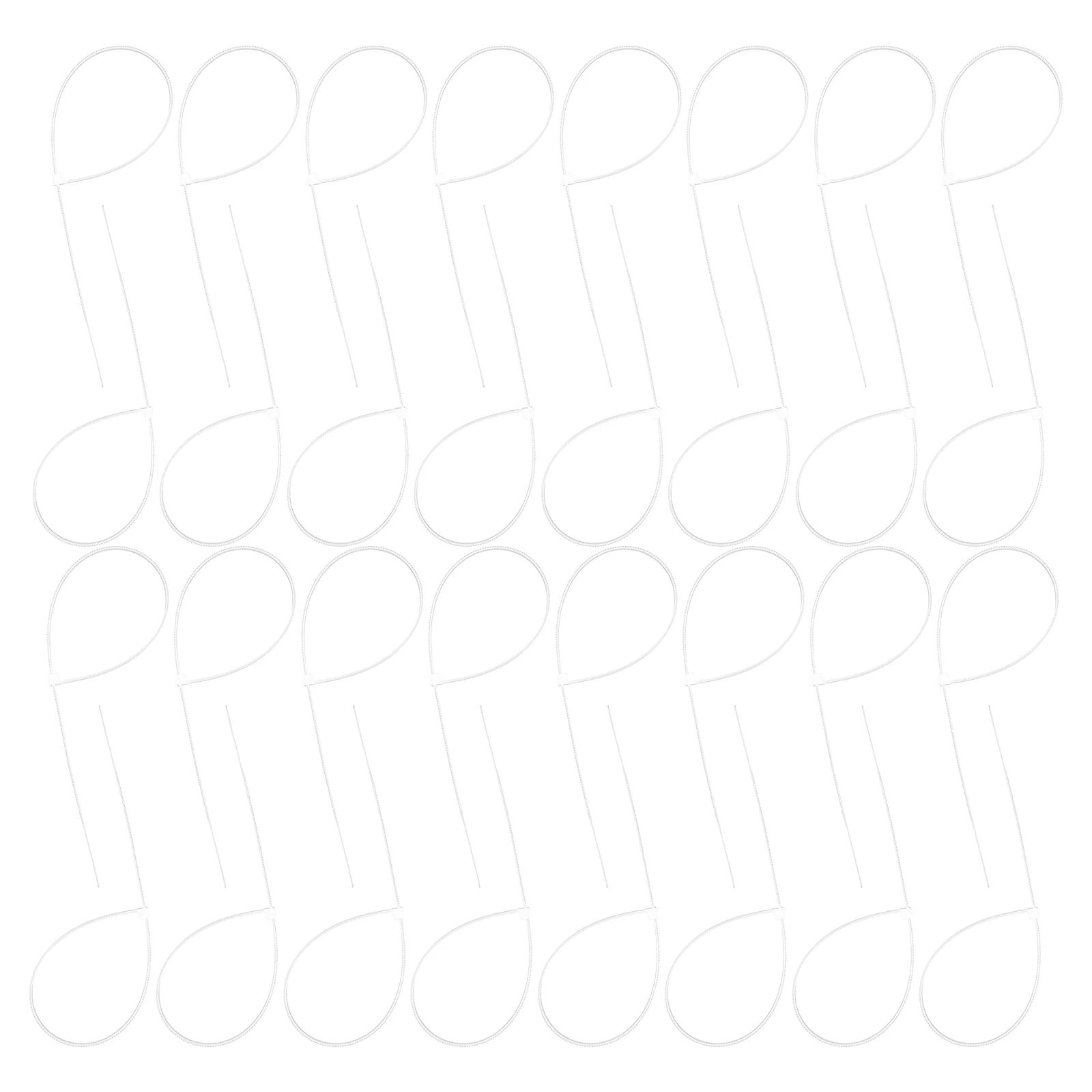 

250pcs Self-Locking Nylon Cable Heavy Duty Wire Zip Ties Wear Resistant Multi Purpose Fastening Ties For Indoor Outdoor Binding