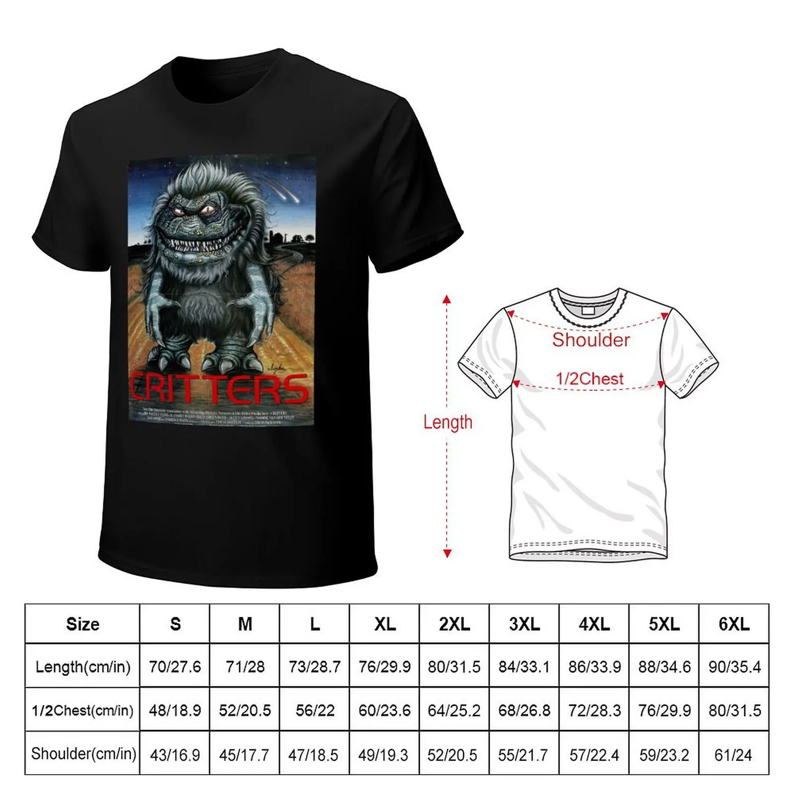 Critters T-Shirt Mechanic Work Tee Shirt
