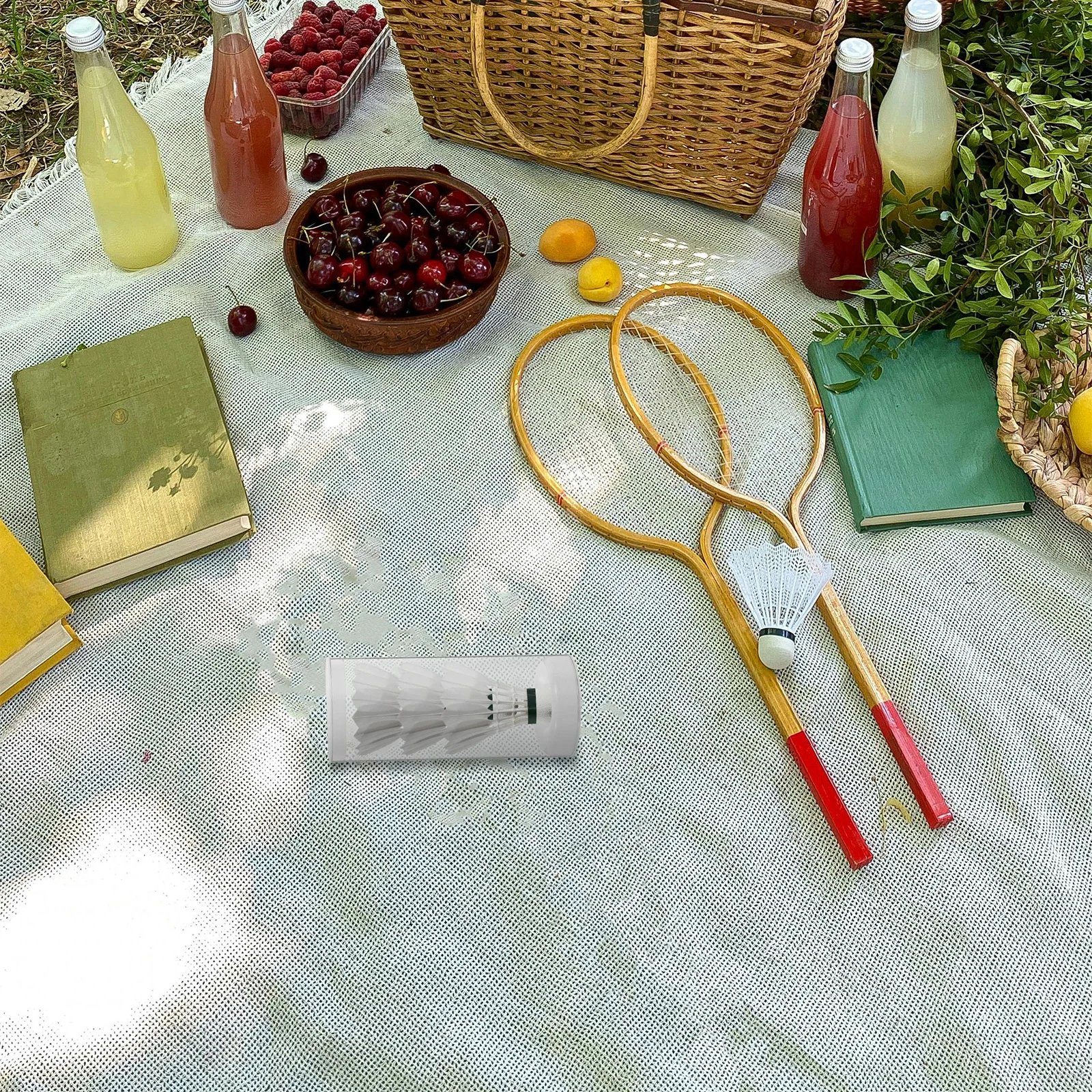 1 шт., трубка для хранения воланов для бадминтона, прозрачный портативный легкий органайзер, прозрачный контейнер для занятий спортом на открытом воздухе