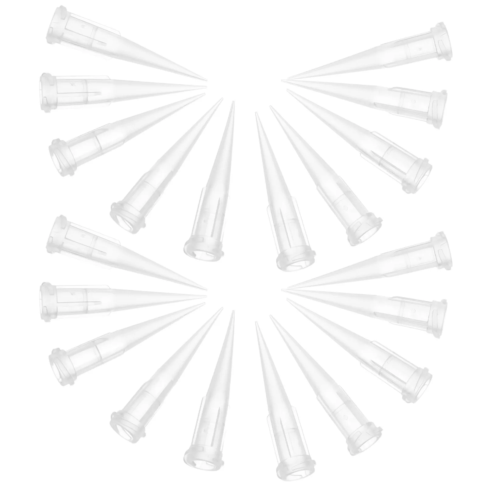30Pcs Laboratory Dispensing Needles Tapered Blunt Tips for Precise Glue Adhesive Liquid Dispensing Tips Lab Syringe Replacement