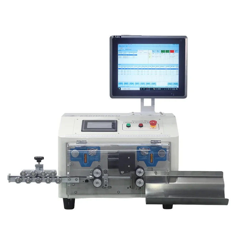 EW-3035+S Intelligent Control System Automatic Wire Cutting And Stripping Machine For Cable Manufacturing Equipment