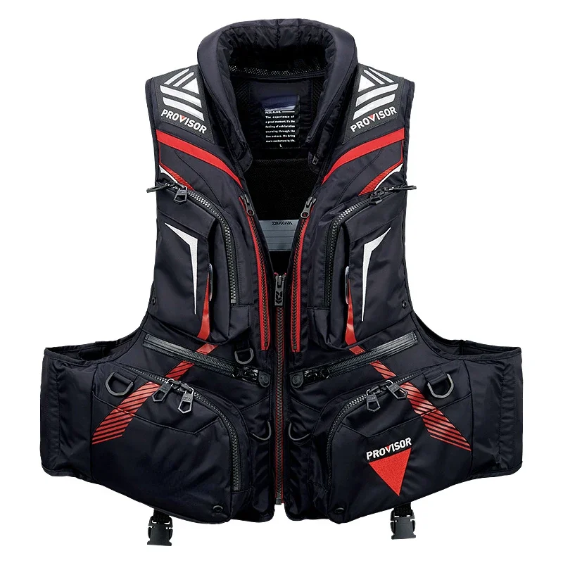 

Brand Super Quality Fishing Vest High Density Polyester Life Jackets Men Buoyancy Waterproof Fly Fishing Clothing