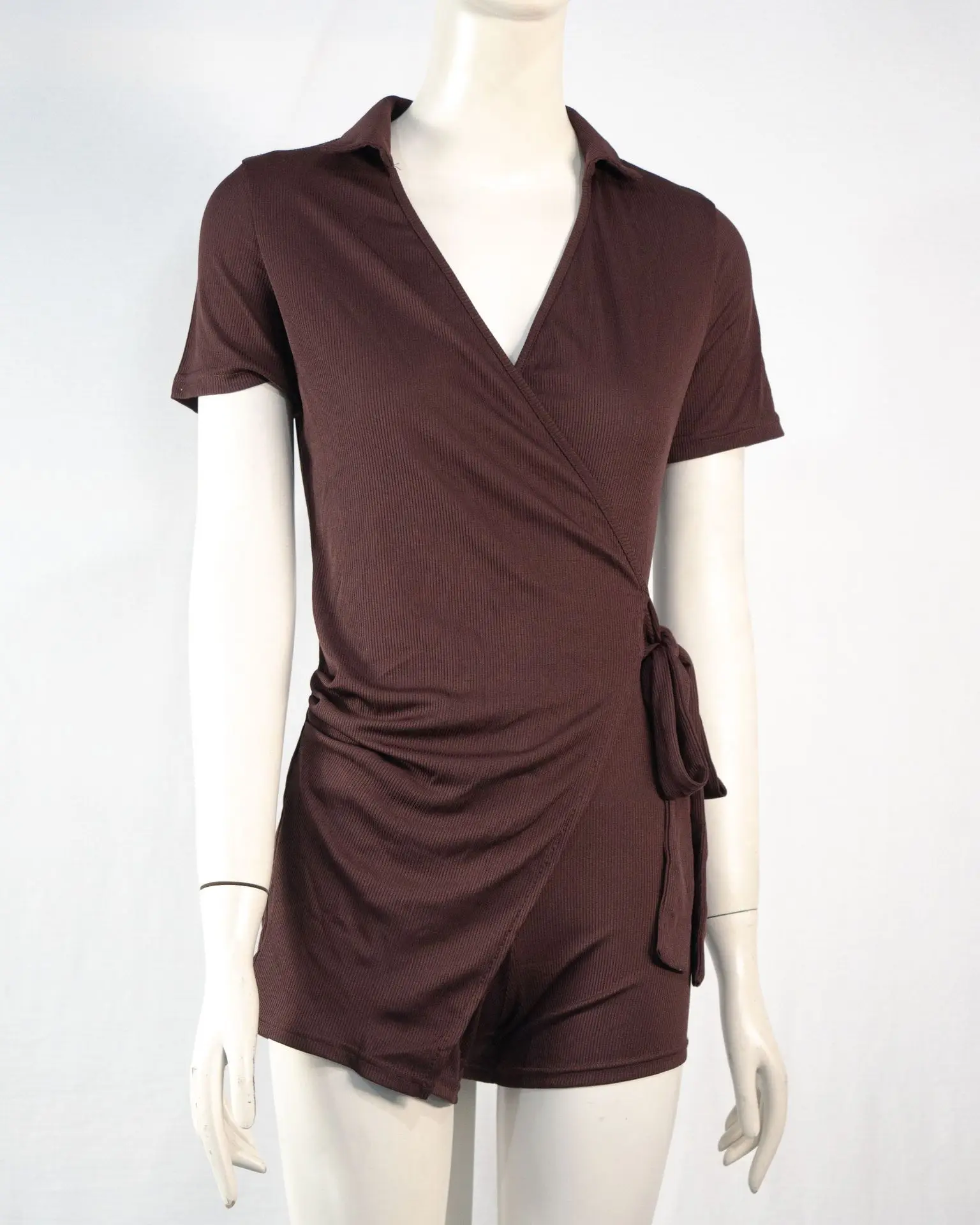 Stand-up Collar Sexy Tight Slim Slim Jumpsuit Cross-border Foreign Trade New Cw62757