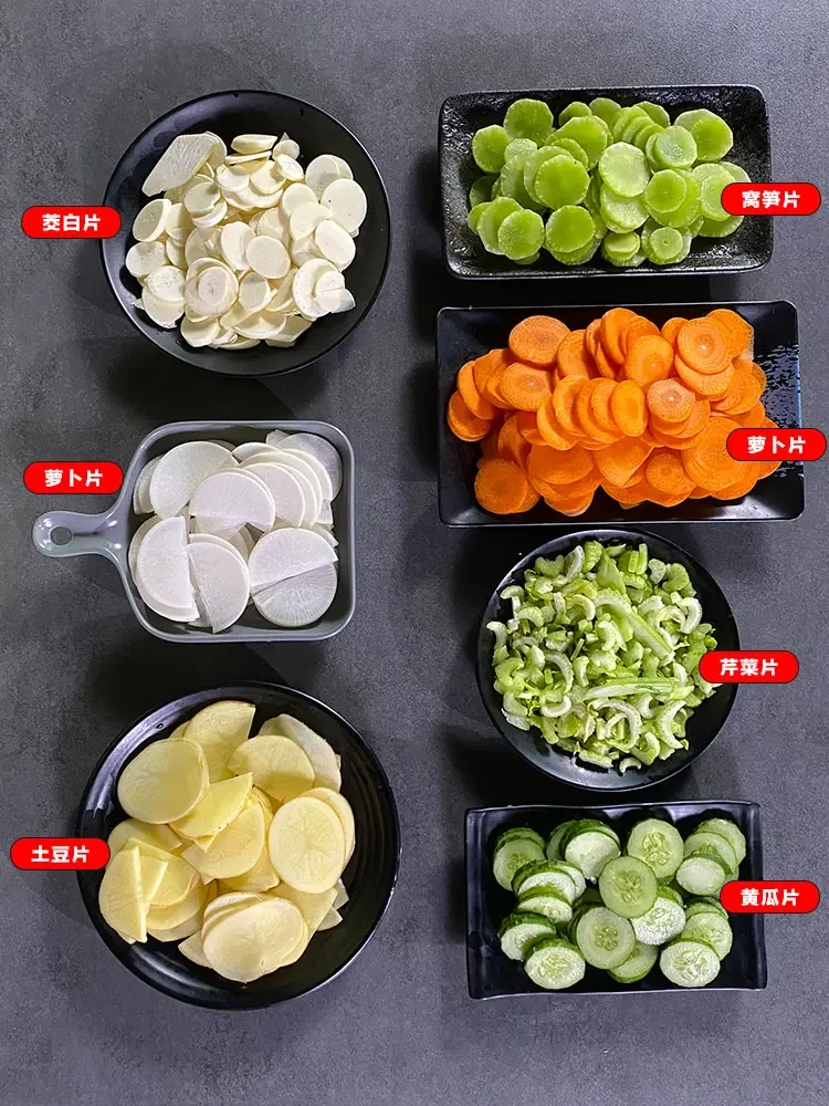 Cortador comercial de vegetais em cubos, artefato de corte em cubos de rabanete, triturador de batata, corte multifuncional automático de cenoura elétrica