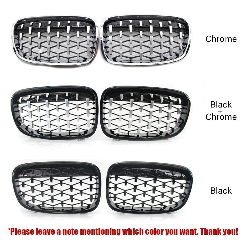 

Решетка радиатора (ноздри) для BMW 1 серии F20 F21 2011-2014, стиль Diamond, номера деталей 51137239022, 51137239021, 51137262119