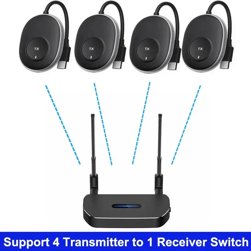 5G Wireless Wifi Video Transmitter Receiver Home TV Stick HD 1080p Phone PC Screen Projection HDMI Extender Display Adapter 50m