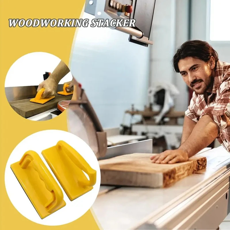 

BHBD-Table Saw Push Stick Safetys Ergonomic Push Stick Woodworking Push Block Reduce Non-Slip Woodworking Tools