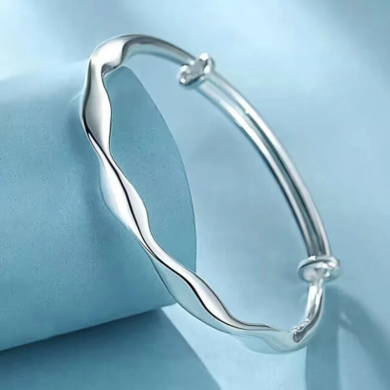 

Витые женщины, блестящие простые круглые нитки с волнами, браслет лучшего друга, ювелирные изделия