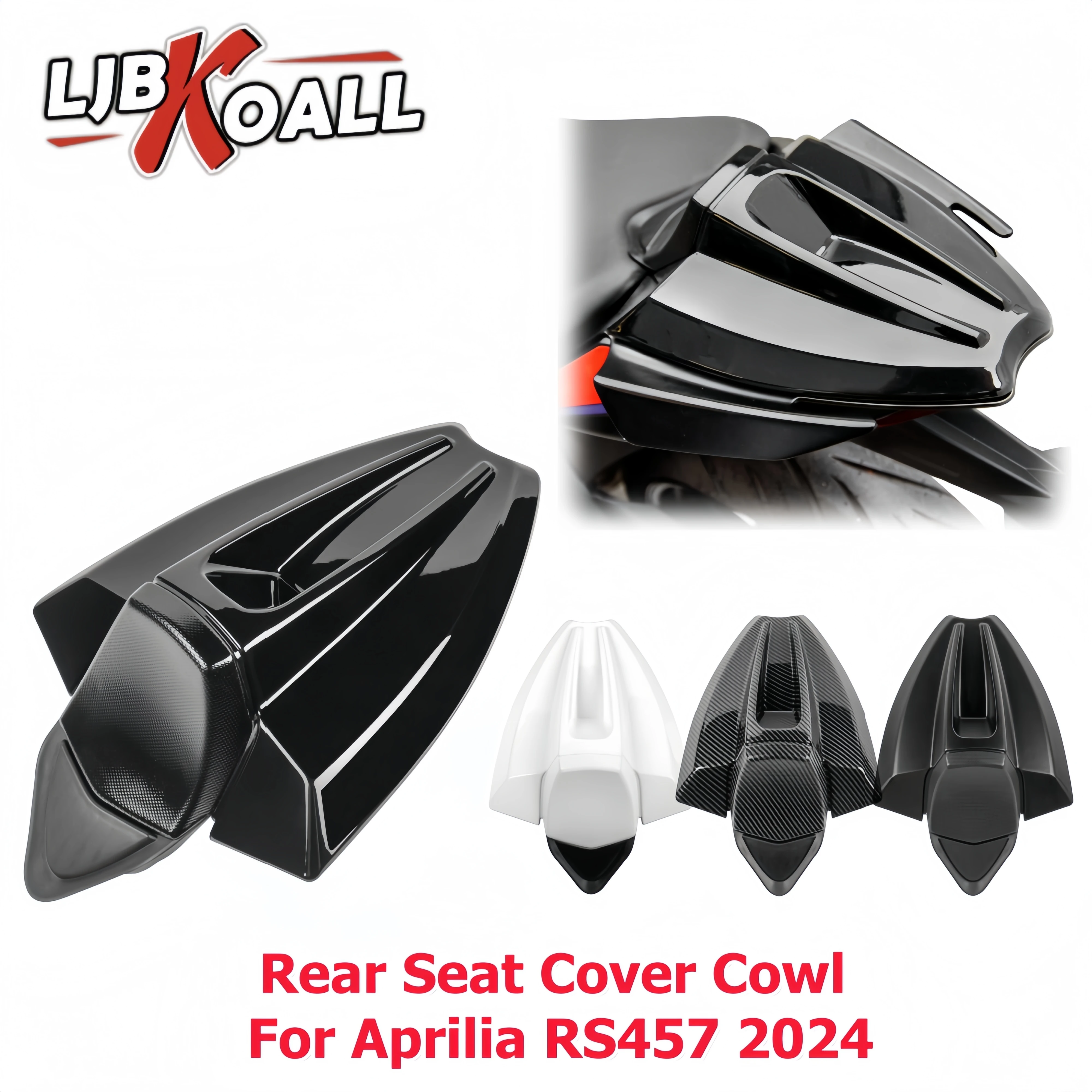 

Rear Seat Cover Cowl for Aprilia RS457 2024 Rear Passenger Seat Fairing Cowl for Aprilia RS 457 RS457 Motorcycle Accessories