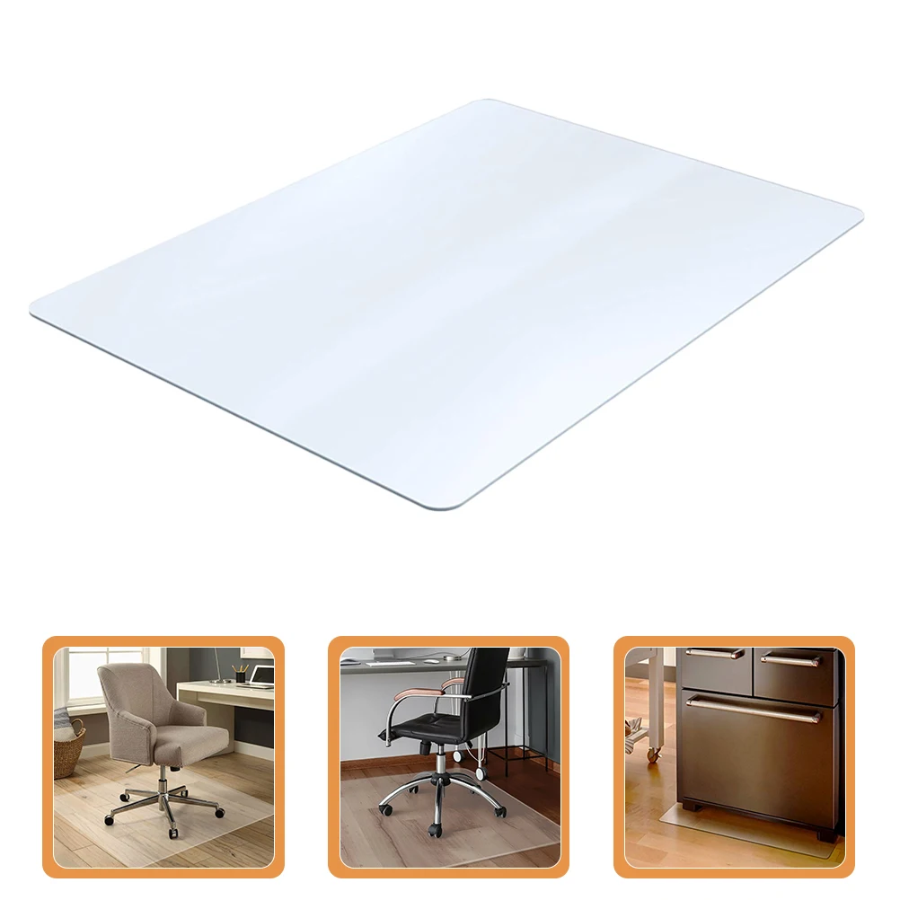 

Clear for Hardwood Non-Slip PVC Floor Protector Under Office Chair Transparent Mat for Furniture Refrigerator Sofa Cabinet