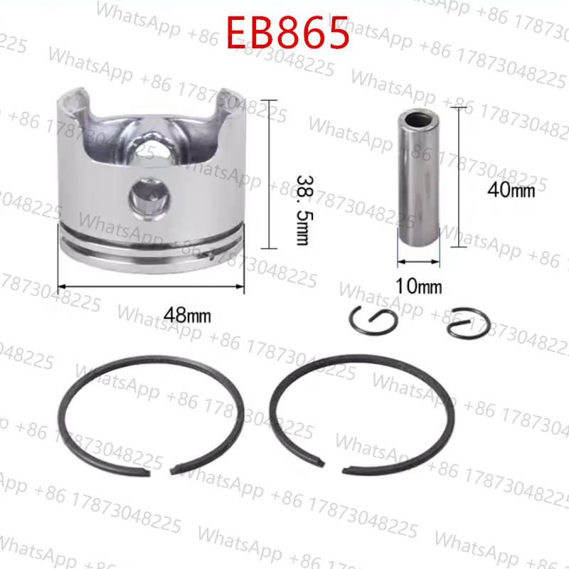 1E34FB EB260 EB865 Piston kit for Chinese EB260 EB865 engine handle blower hegde trimmer Cylinder piston ring pin clip