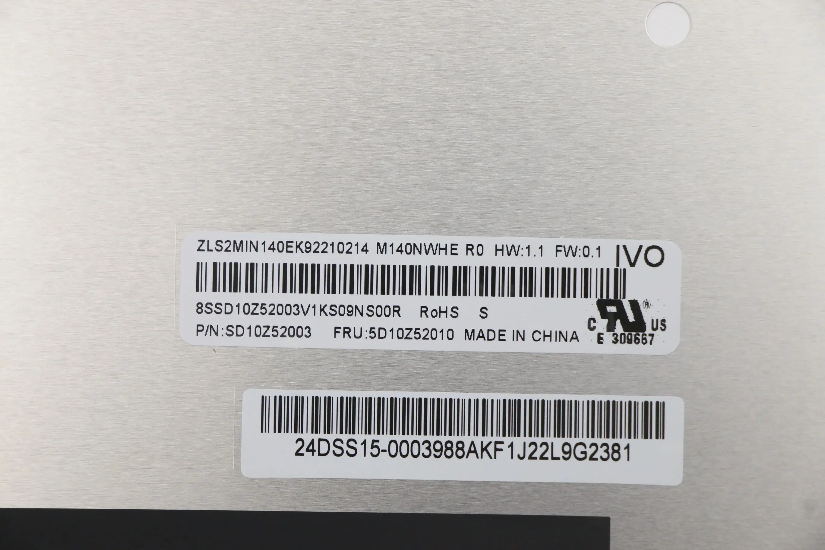 Imagem -04 - para Lenovo Yoga Slim Pro14ach5 14ihu5 14itl5 Tela Lcd Painel M140nwhe r0 Nv140drm-n61 2.2k 2240*1400 Display Matrix