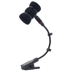 Instrument Condenser Microphone Universal Stand Clip for Saxophone Clarinet Wind Instrument,  Durable Mini Shock Mount Holder